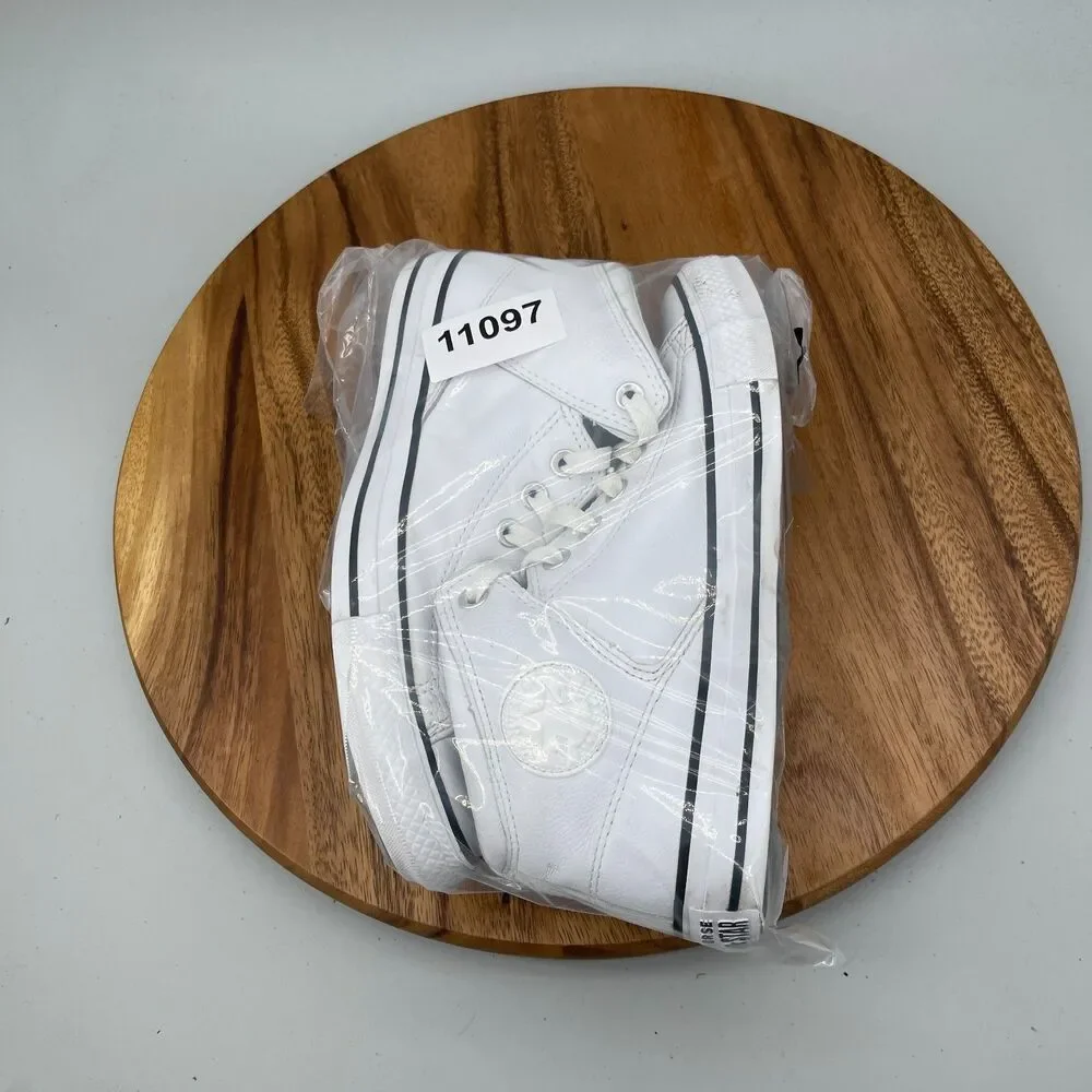 Converse Chuck Taylor All Star High Street Shoes Womens Size 9.5 White Leather